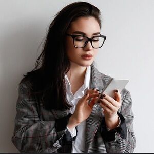 CHACANA Timeless Eco-Friendly Cat Eye Chic Coquette Classic Black Frame Glasses